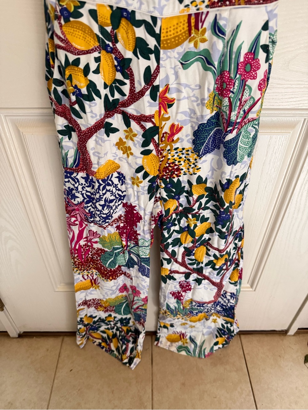 Anthro Maeve cutout floral jumpsuit - Picture 4 of 10